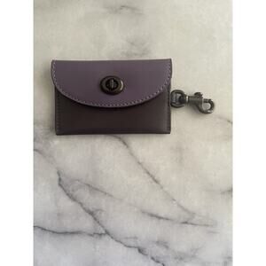 💰SOLD💰 Turnlock Card Case In Purple Colorblock Excellent Condition